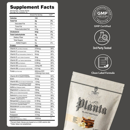 Planta Premium Plant Protein 25 Servings
