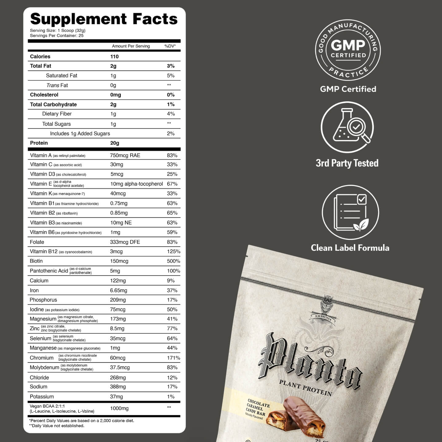 Planta Premium Plant Protein 25 Servings