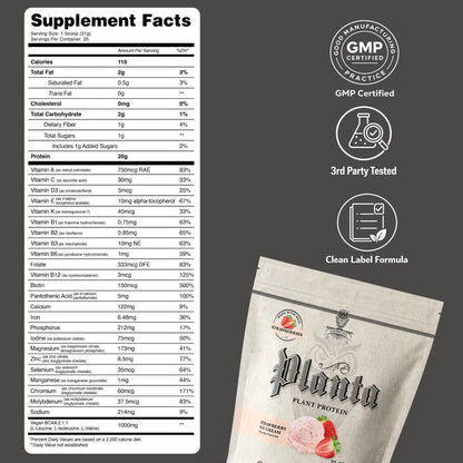 Planta Premium Plant Protein 25 Servings