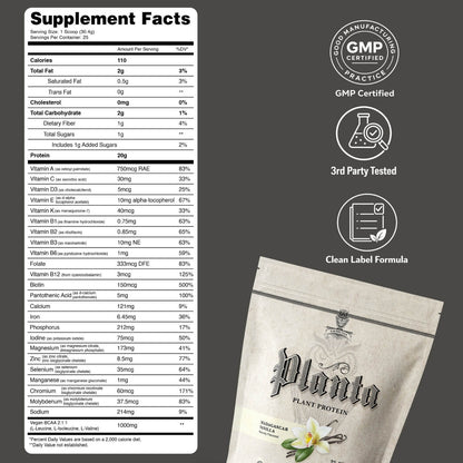 Planta Premium Plant Protein 25 Servings